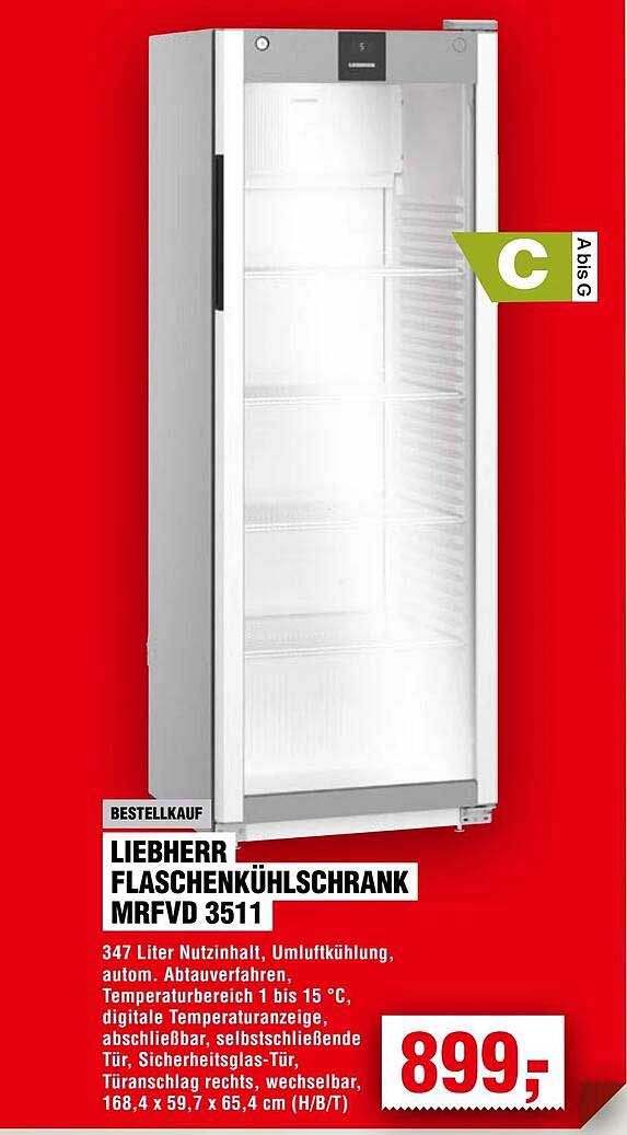 LIEBHERR Flaschenkühlschrank MRFVD 3511