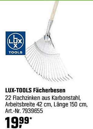 LUX-TOOLS Fächerbesen