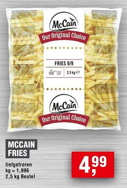 McCain Fries 2,5 kg