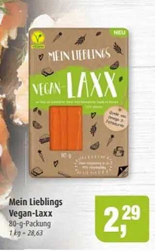 Mein Lieblings Vegan-Laxx – 80-g-Packung