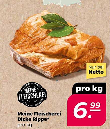 Meine Fleischerei Dicke Rippe* pro kg