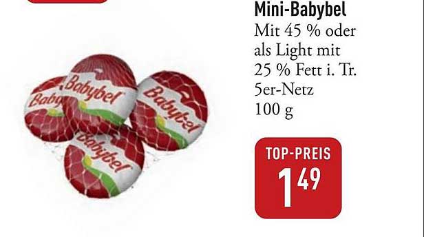 Mini-Babybel 100 g - TOP-PREIS 1,49