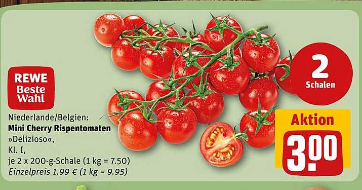 Mini Cherry Rispentomaten "Delizioso"