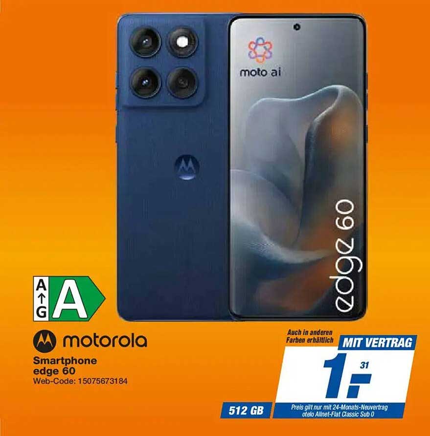 Motorola Smartphone edge 60 - 512 GB