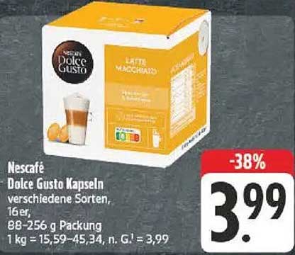 Nescafé Dolce Gusto Kapseln - Latte Macchiato, 16er Packung