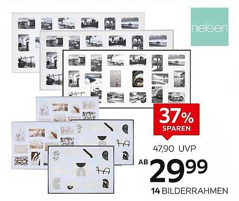 Nielsen Bilderrahmen Set – 14 Stück zum Sparpreis