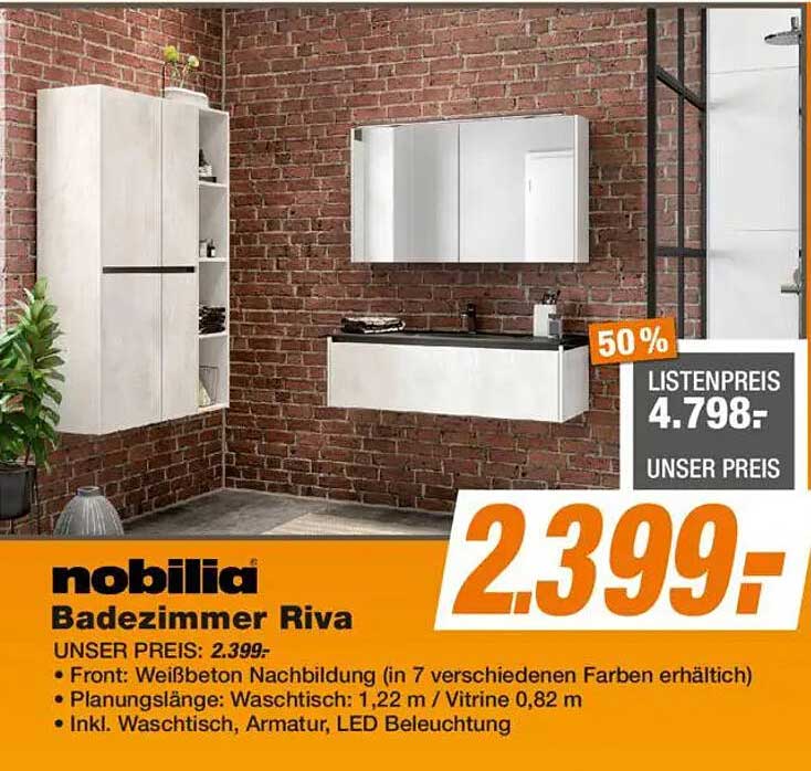 nobilia Badezimmer Riva