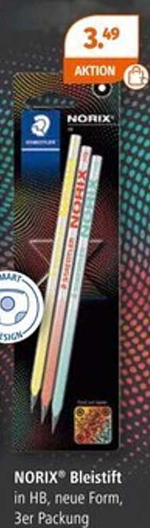 NORIX® Bleistift in HB, neue Form, 3er Packung
