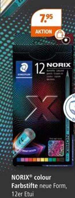 NORIX® colour Farbset, 12er Etui mit neuen Formen