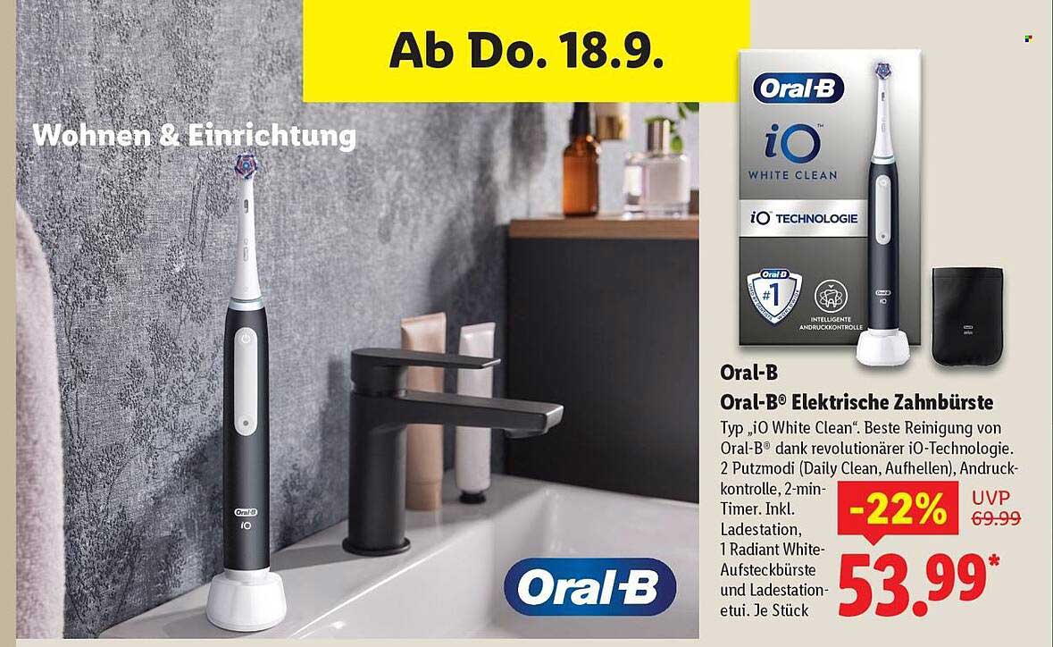 Oral-B Elektrische Zahnbürste Typ „iO White Clean“