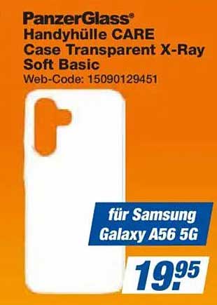 PanzerGlass® Handyhülle CARE Case Transparent X-Ray Soft Basic für Samsung Galaxy A56 5G