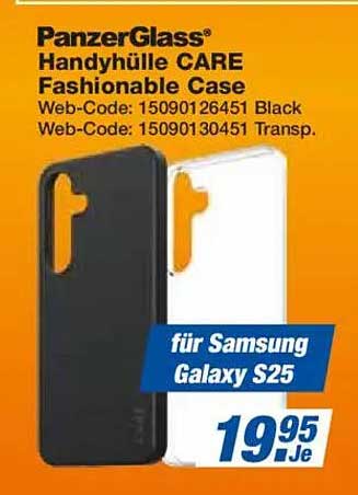 PanzerGlass® Handyhülle CARE Fashionable Case für Samsung Galaxy S25
