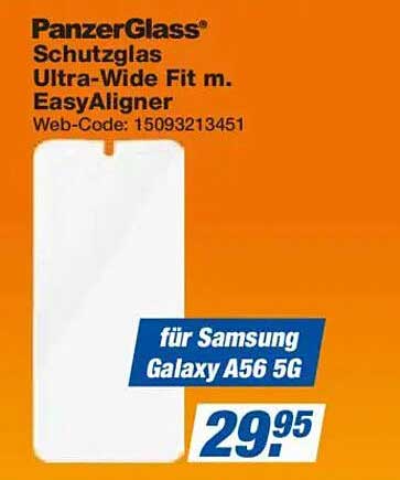 PanzerGlass® Schutzglas Ultra-Wide Fit m. EasyAligner für Samsung Galaxy A56 5G