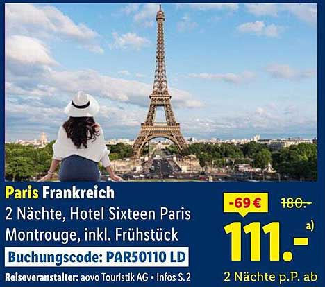 Paris Frankreich: 2 Nächte im Hotel Sixteen Paris Montrouge, inkl. Frühstück