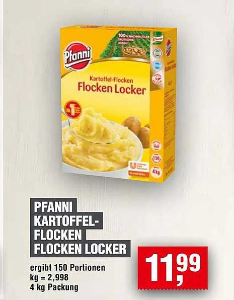 Pfanni Kartoffel-Flocken Flocken Locker