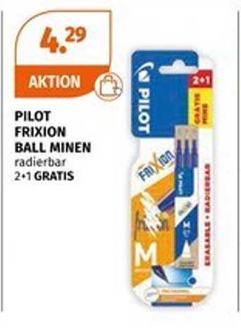 PILOT Frixion Ball Minen – radierbar 2+1 GRATIS