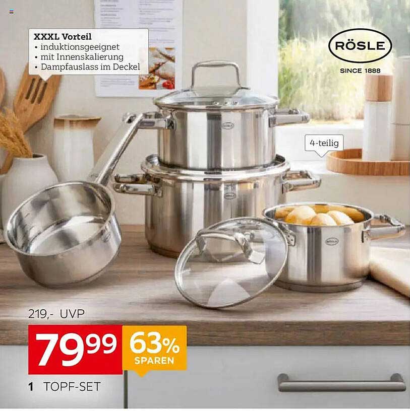 Rösle 4-teiliges Topf-Set