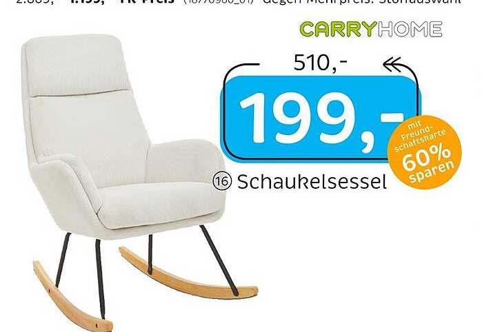Schaukelstuhl von Carryhome - Stilvoll entspannen!
