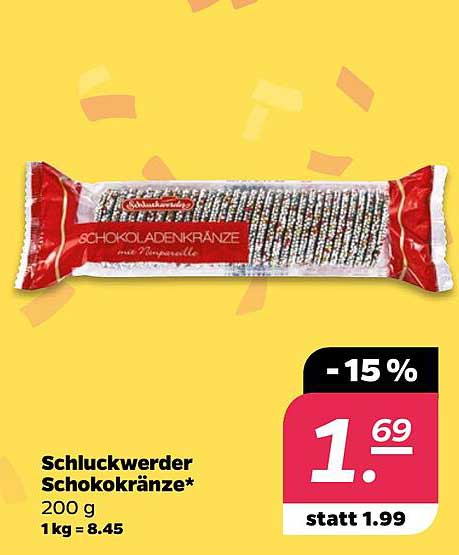 Schluckwerder Schokoladenkränze 200 g