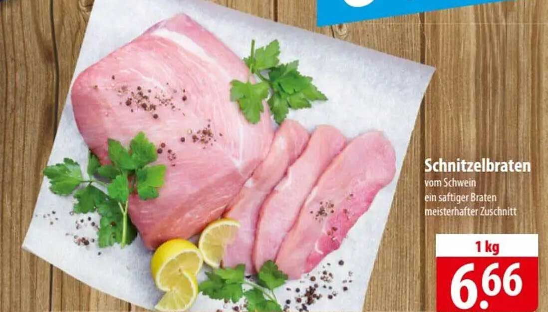 Schnitzelbraten vom Schwein - Ein saftiger Braten