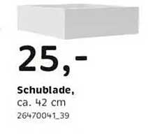 Schublade, ca. 42 cm
