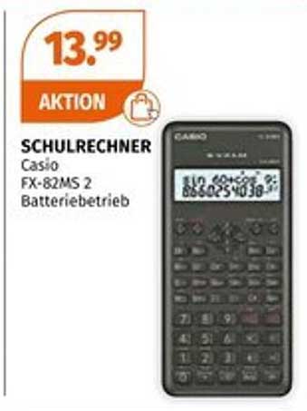 Schulrechner Casio FX-82MS 2 Batteriebetrieb