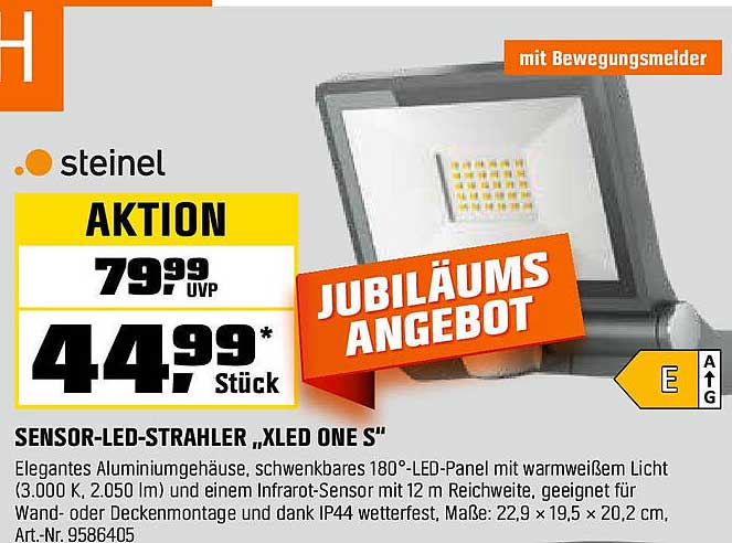 Sensor-LED-Strahler „XLED ONE S“