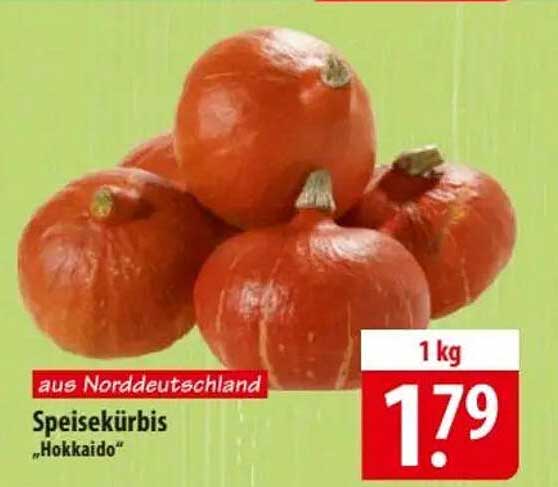 Speisekürbis 'Hokkaido' aus Norddeutschland