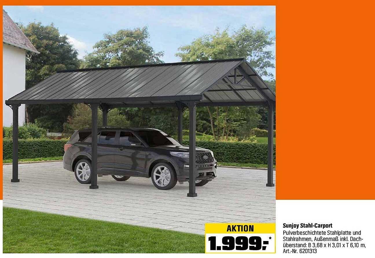 Sunjoy Stahl-Carport