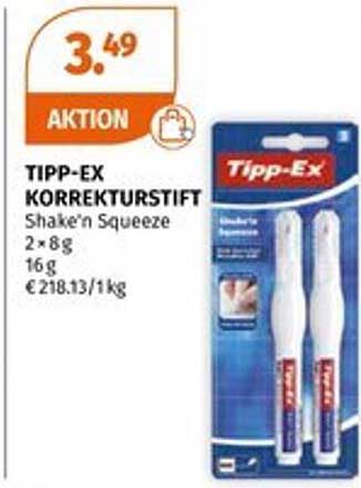 Tipp-Ex Korrekturstift Shake'n Squeeze 2 x 8 g