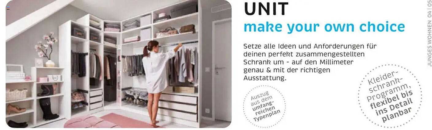 UNIT - Der individuelle Kleiderschrank für dein Zuhause