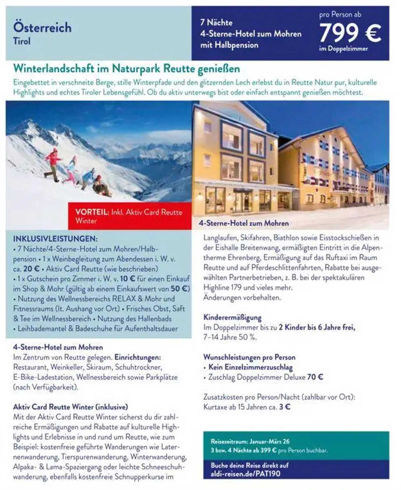 Winterlandschaft im Naturpark Reutte genießen