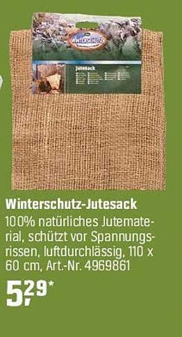 Winterschutz-Jutesack