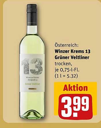 Winzer Krems 13 Grüner Veltliner trocken (0,75 l)