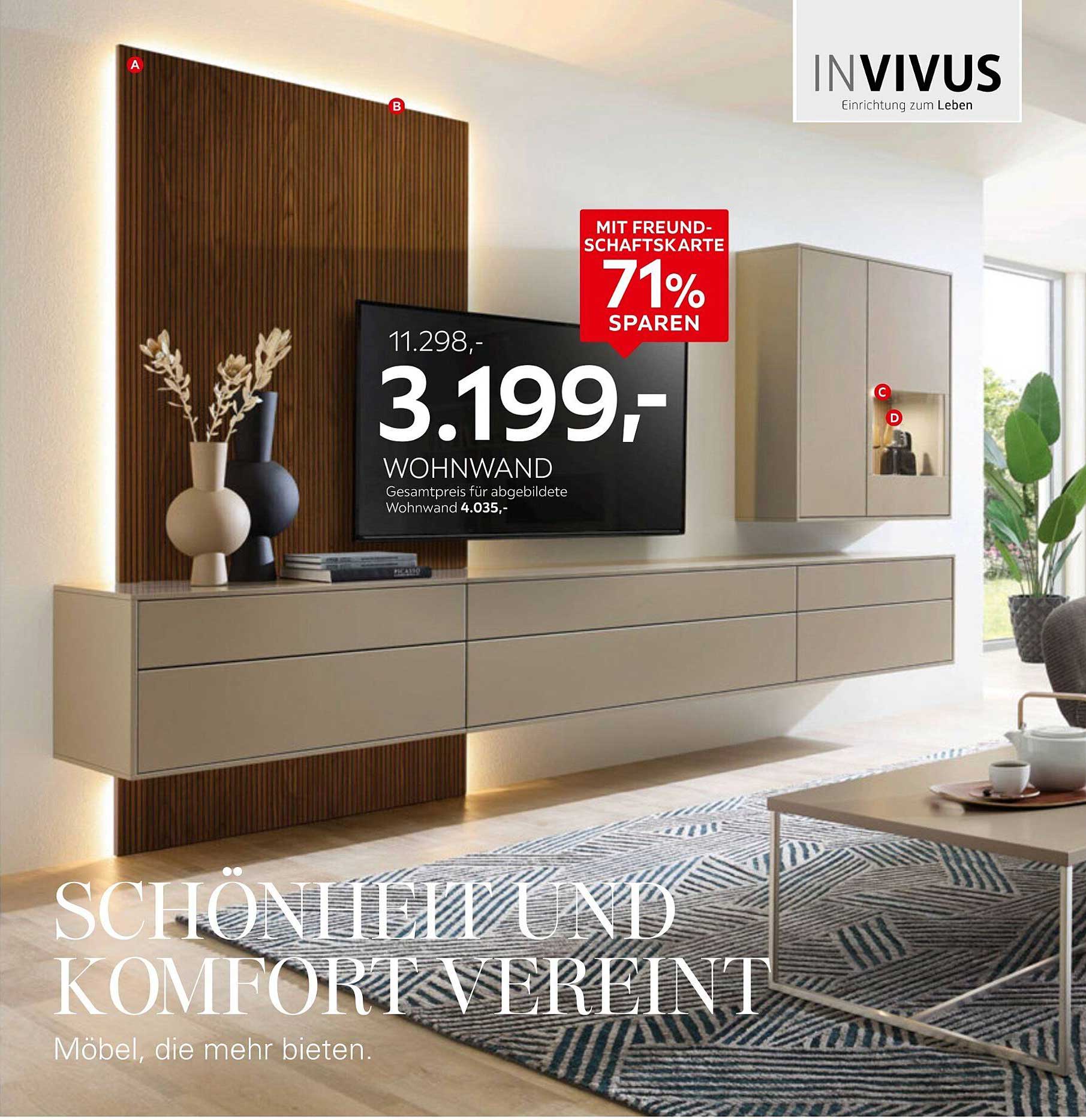 Wohnen mit Stil: Die exklusive Wohnwand von INVIVUS