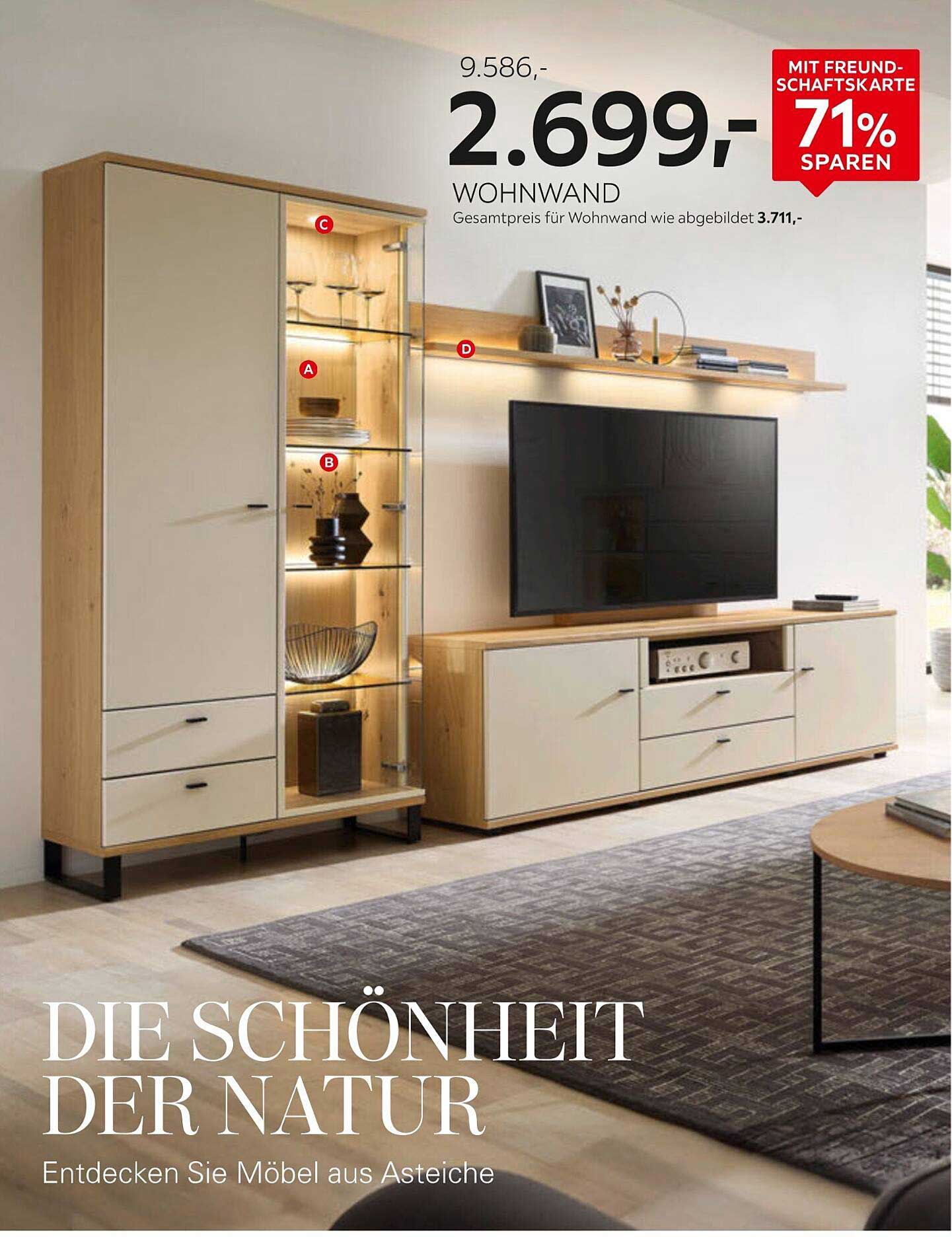 Wohwand mit modernem Design und hohen Qualitätsstandards