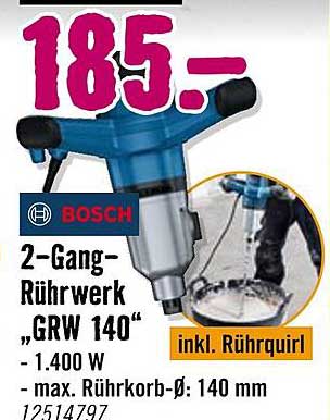 2-Gang-Rührwerk "GRW 140" von Bosch
