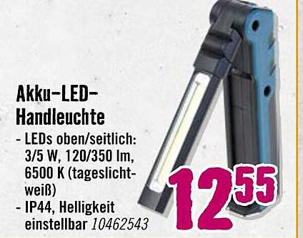 Akku-LED-Handleuchte