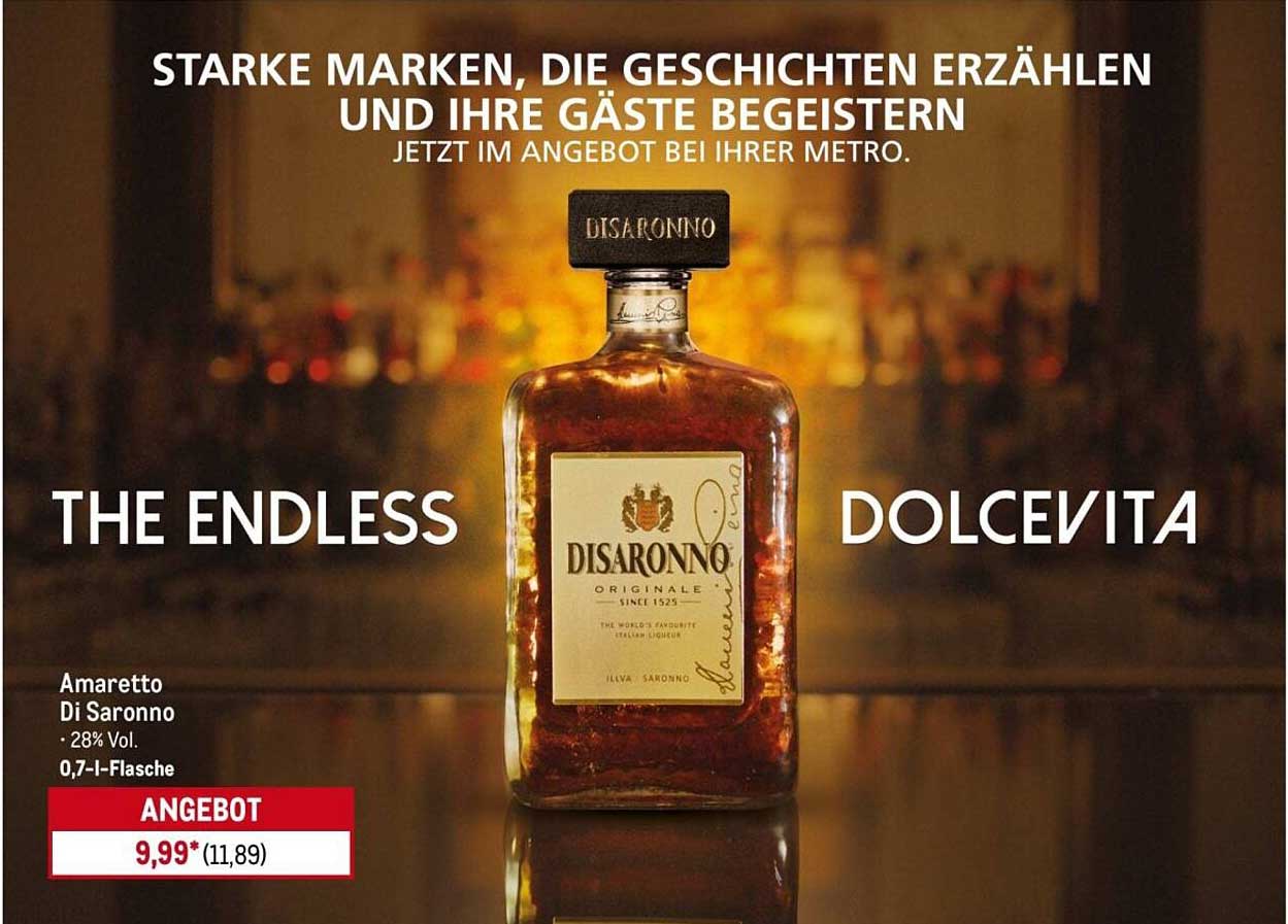 Amaretto Di Saronno - 0,7 l Flasche