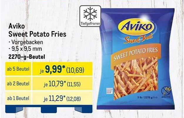 Aviko Sweet Potato Fries - vorgebacken
