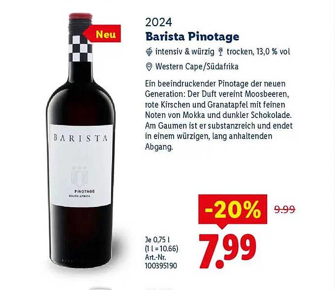 Barista Pinotage 2024
