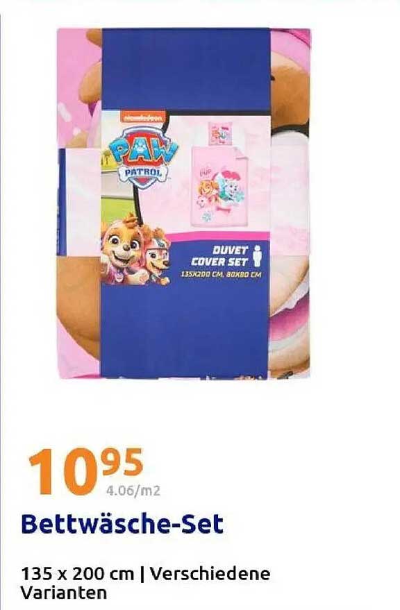 Bettwäsche-Set PAW Patrol