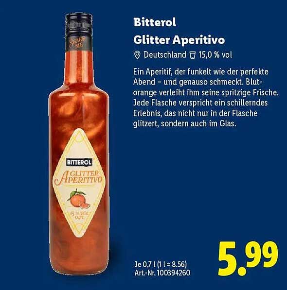 Bitterol Glitter Aperitivo