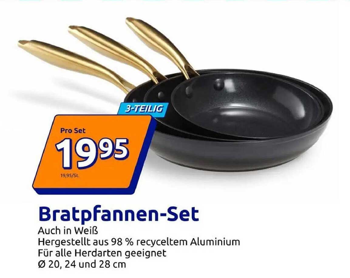 Bratpfannen-Set 3-teilig