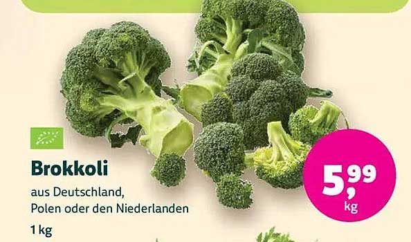Brokkoli aus Deutschland, Polen oder den Niederlanden