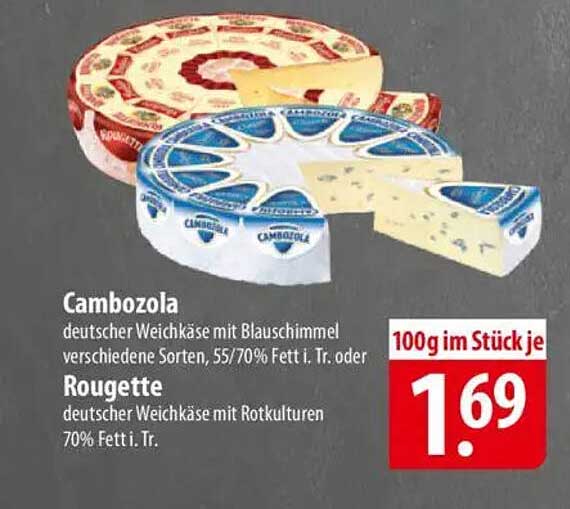 Cambozola und Rougette - Genuss für jeden Käseliebhaber