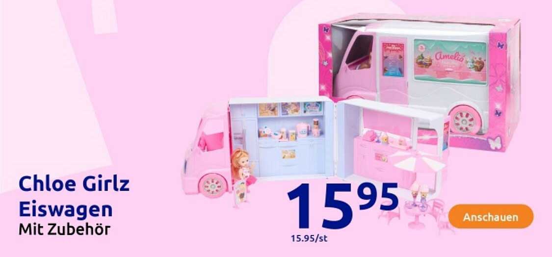 Chloe Girlz Eiswagen mit Zubehör