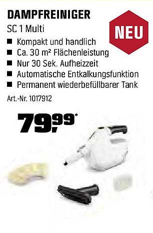 DAMPFREINIGER SC 1 Multi
