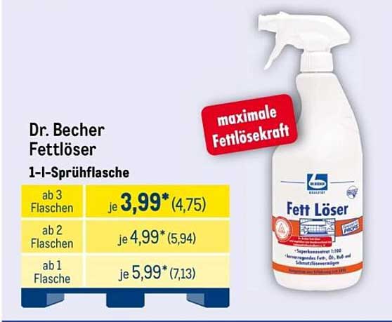Dr. Becher Fettlöser 1-L-Sprühflasche