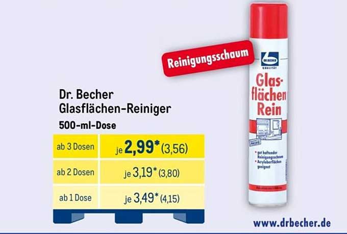 Dr. Becher Glasflächen-Reiniger 500-ml-Dose